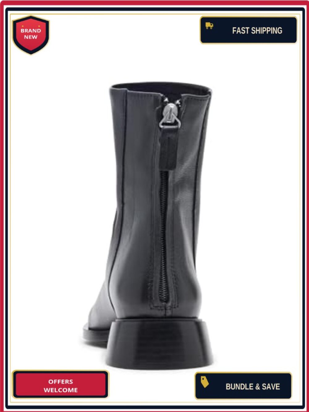Steve Madden Nexie Leather Ankle Bootie Zip Closure View 2